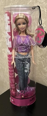 Кукла Barbie коллекция Fashion Fever Modern Trends 2005 никогда не доставалась из коробки J1326 фиолетовый топ - Изображение 1 из 4