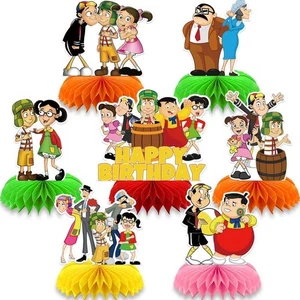 Centros de mesa El Chavo Animado panal 3D decoraciones suministros de fiesta - Imagen 1 de 5