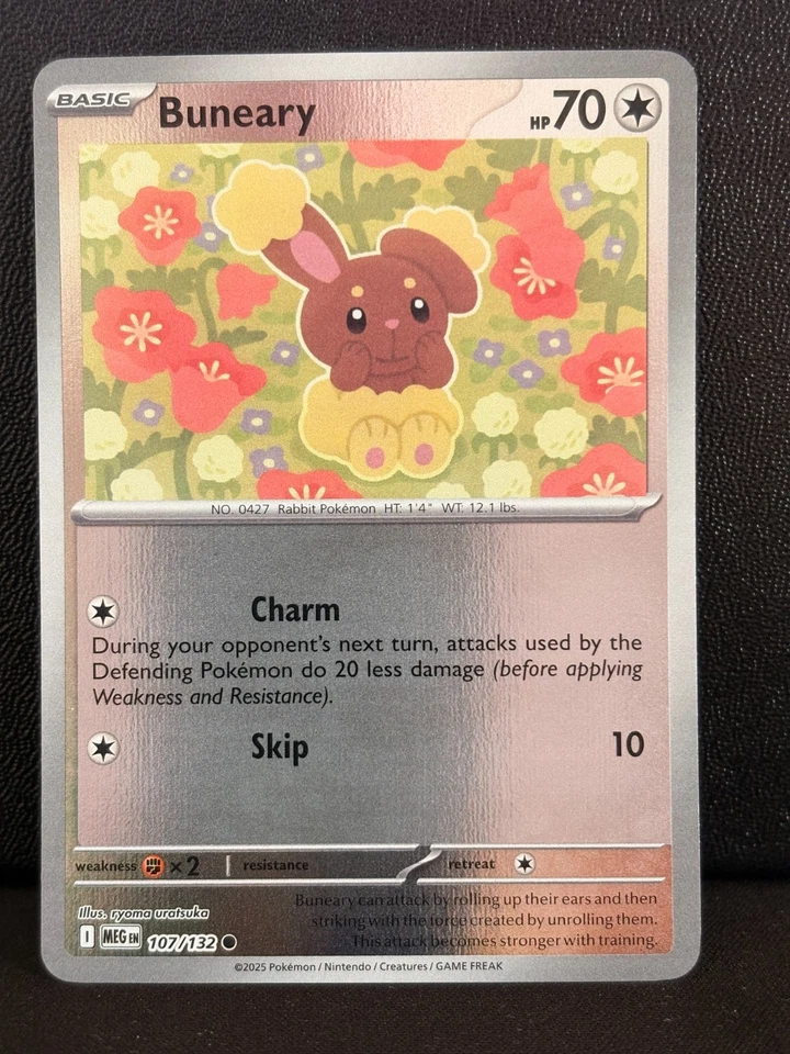 Buneary 107/132 Me01: Mega Evolution Reverse Holo - Image 1 of 1
