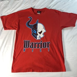 Camiseta roja Y2K Warrior Wear Fighting MMA para hombre LG DE COLECCIÓN - Imagen 1 de 11