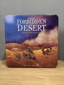 Forbidden Desert Board Card Game Game Wright THIRST FOR SURVIVAL COMPLETE - Picture 1 of 5