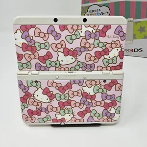 New Nintendo 3DS Hello Kitty Sanrio Hot Pink Console Cover Plate Box 🇺🇸ENGLISH - Picture 1 of 10