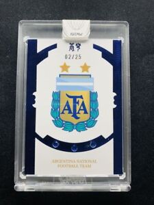 2022 Fansmall Argentina World Cup Flawless Team Logo Gems Diamond Case Hit /25
