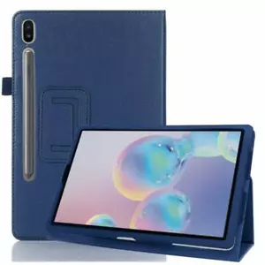 Leather Case For Samsung Galaxy Tab S7 FE T730 T736B 12.4 Smart Magnetic Cover - Picture 1 of 23