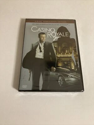 Casino Royale DVD 2-Disc Set Widescreen Daniel Craig 2006 Movie (NEW/SEALED) Foto 1 de 4