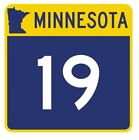 Minnesota State Highway 19 Naklejka Naklejka R4715 Highway Route Sign 