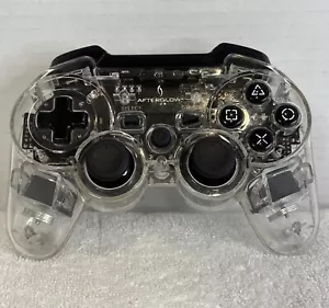 Sony Playstation 3 PS3 Afterglow Clear Wireless Controller No Dongle 064-015TGAP - Picture 1 of 7