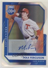 2021 Elite Extra Edition Aspirations Signatures Die-Cut /98 Max Ferguson Auto