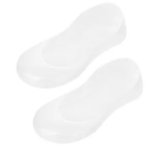 Calcetines de silicona blancos de longitud completa para grietas de pies protector de pies para caminar - Imagen 1 de 7