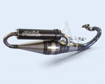 200.0408 POT POLINI ÉCHAPPEMENT AVRIL SCARABÉE 50 2T YAMAHA RALLY 50 LC - Photo 1/3