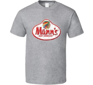 Mann's Fishing Lover Products Cool Gift Worn Look T Shirt - Picture 1 of 1