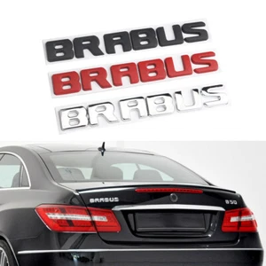 "BRABUS"Abzeichen Aufkleber Schriftzug 3D Emblem Sticker Für Mercedes Benz - Bild 1 von 9