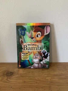 Disney Bambi - DVD - NEW - SEALED - Enhanced - 2 Disc - Slip Cover - Picture 1 of 3