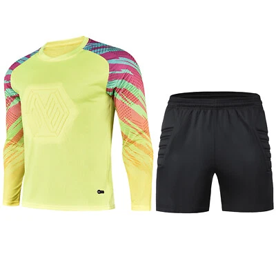 Chándales para hombre Trajes de portero Uniforme de entrenamiento Cintura elástica Conjunto Fútbol Foto 1 de 4