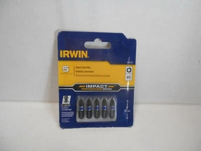 *IRWIN 1837328 IMPACT PERFORMANCE SERIES INSERT BIT #2 5 PACK - Image 1 of 2