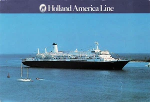 Holland Americas New Amsterdam & Noordam 1984 4 x 6 Vintage PC - Bild 1 von 2
