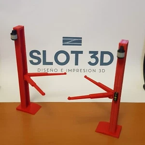 Elevador coches taller escala 1:32 Decoración Slot, Scalextric - Imagen 1 de 3