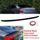 Universal Fit For Volvo S90 2016-2022 Black Rear Boot Trunk Lip Spoiler ABS Wing
