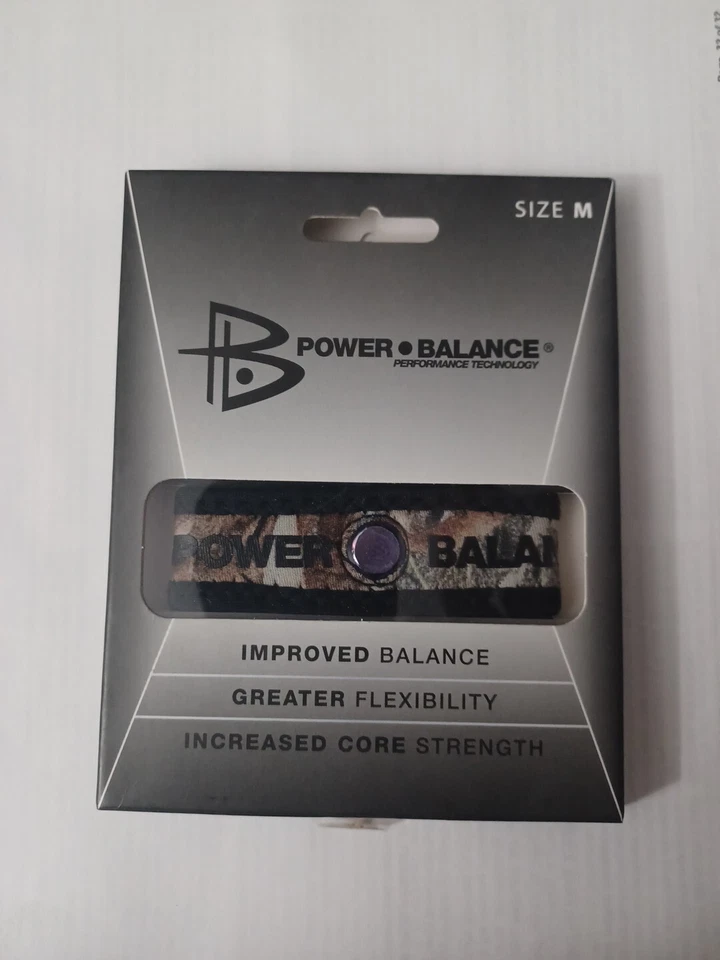 Rare Material POWER BALANCE bracelet Size Medium  Not The Silicon Type.  - Image 1 of 2