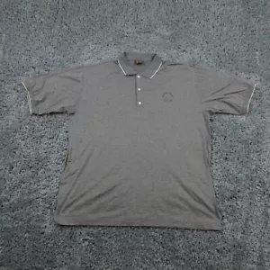 Bobby Jones Camicia Uomo XL Grigio Manica Corta Golf Polo - Foto 1 di 12