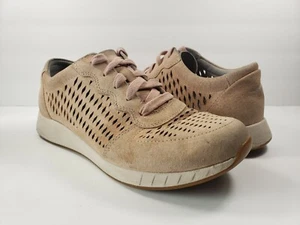 DANSKO Womens Charlie Rose Suede Lace Up Cutouts Pink - Size 38 - Picture 1 of 8