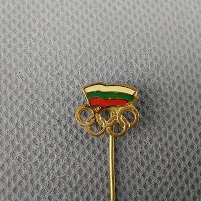 BULGARIAN OLYMPIC COMMITTEE NOC PIN 1960s GENERIC #3001 - Image 1 of 4