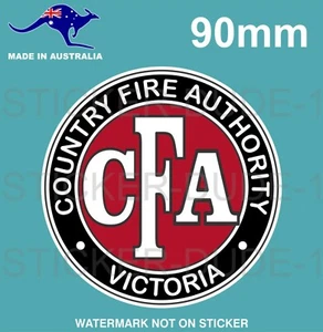 VINTAGE CFA COUNTRY FIRE AUTHORITY STICKER - Picture 1 of 1