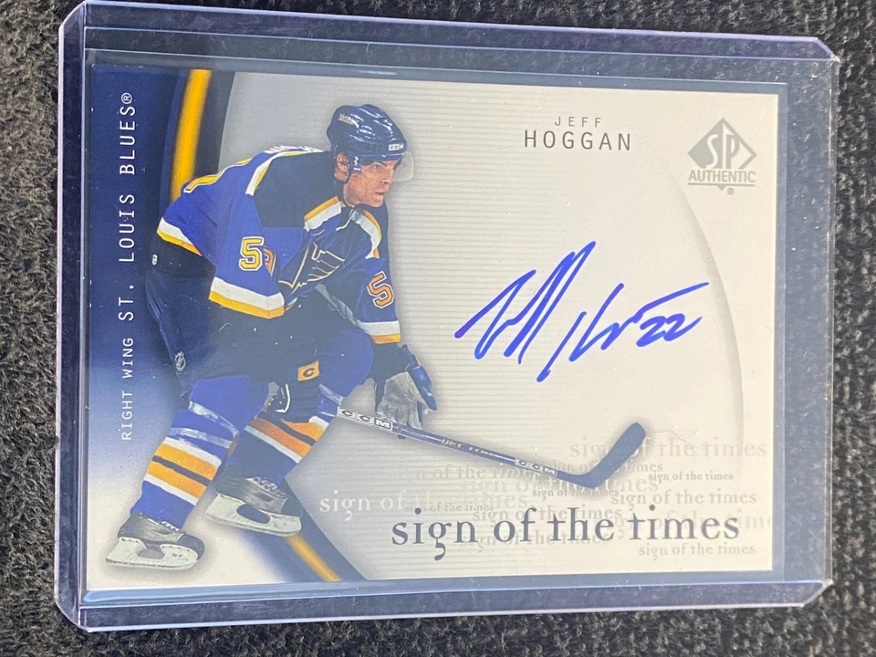 2005-06 SP Authentic - Sign of the Times - #HG Jeff Hoggan - Image 1 of 2