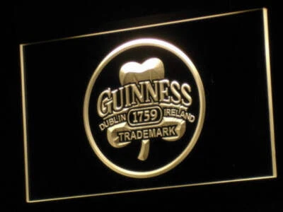 Guinness Beer Dublin Ireland Bar Neon Light LED Sign - Image 1 of 4