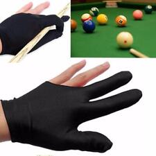 Snooker Pool Billiard Glove Cue Shooter Spandex 3 Finger Glove Left Right Hand T