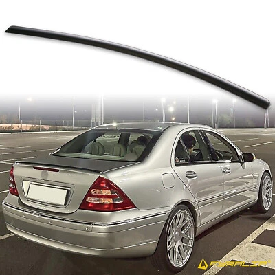 Alerón labial de maletero Fyralip para Mercedes Benz Clase C W203 Sedán 01-07 sin pintar Foto 1 de 4