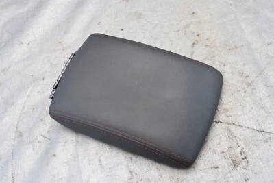 2015 SUBARU WRX STI EJ257 2.5L OEM CUERO NEGRO COSTURAS ROJAS REPOSABRAZOS ASSY#2615 Foto 1 de 4