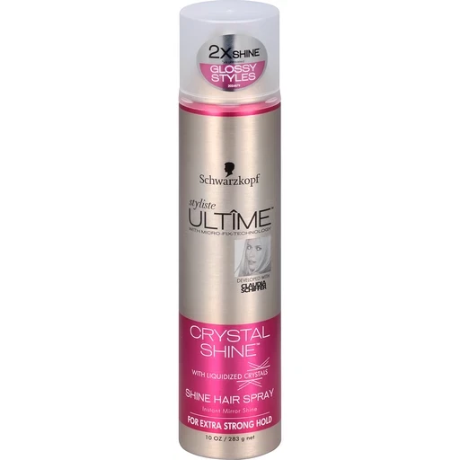 Schwarzkopf Styliste Ultime Crystal Shine Hair Spray Extra Strong Hold / 10 oz Foto 1 de 1