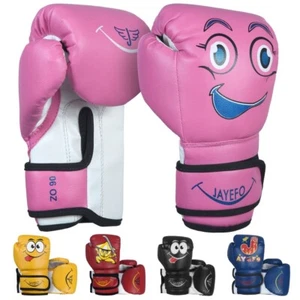 Jayefo Kids Boxing Gloves Muay Thai Youth Junior Gloves Training MMA Boys & Girl - Picture 1 of 53
