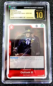 CGC 10 INCONTAMINATE RARE 2024 OUTLOOK III PEZZO UNICO 500 ANNI NEL FUTURO G5773/4 - Foto 1 di 2