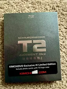 T2 Judgment Day(Blu-Ray) (1991) KIMCHIDVD Embossed SteelBook W/Slip. Sealed!OOP! - Picture 1 of 12