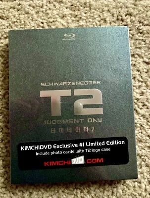 T2 Judgment Day(Blu-Ray) (1991) KIMCHIDVD Embossed SteelBook W/Slip. Sealed!OOP! - Image 1 of 4