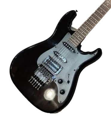 [Aria Pro II] Hellion Series ST Type Black 3.76kg Electric Guitar From Japan - Image 1 of 4