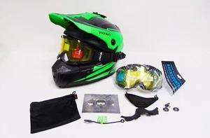 CKX Titan Original Backcountry Snowmobile Helmet Green M L XL 3X 51559 CLEARANCE - Picture 1 of 15
