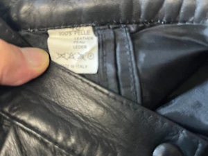 !! Damen Lederhose super weiches Echtleder schwarz Gr; 38 schwarz 4549 - Bild 1 von 5