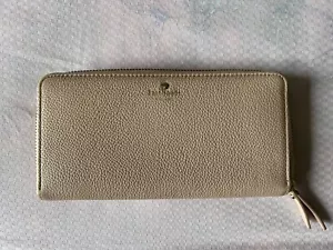 Kate Spade New York Pink Slim Zip Around Continental Wallet - Picture 1 of 3