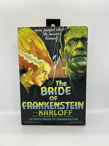 Bride of Frankenstein Mostri Universali Colorati Ultimate 7 Pollici Figura NECA - Foto 1 di 4