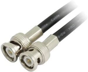 Steren 3ft BNC-BNC RG6 cULus Cable Black - Picture 1 of 2