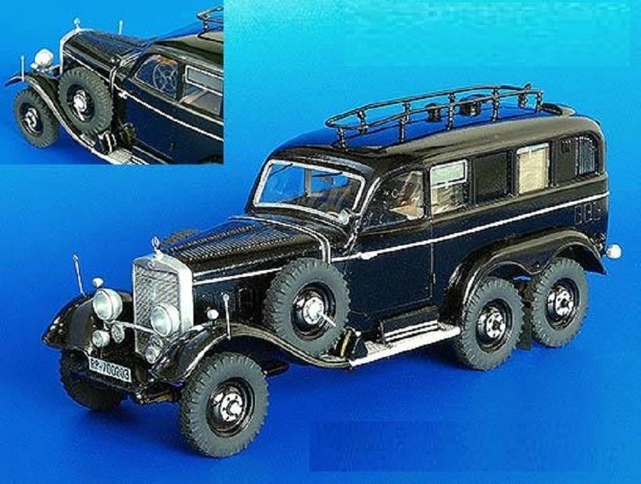 PLUS MODEL COMPLETE KIT MERCEDES G4 RADIOCAR WWII 1:35 PL195 - Immagine 1 di 1