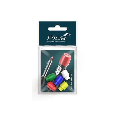 Pica Accessory Set Coloured Caps for Pica Dry 55801 - Image 1 of 2