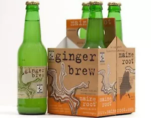 Maine Root - Ginger Brew, refresco artesanal. 4 botellas x 12 oz (paquete de 2) por... - Imagen 1 de 1