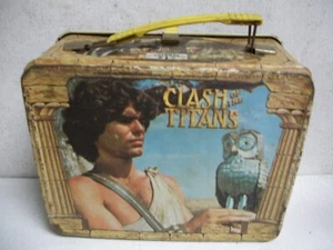 Vintage 1980 Clash of the Titans Metal Lunch Box - Picture 1 of 4