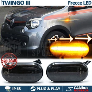 Frecce LED Sequenziali per Renault TWINGO 3 DINAMICHE Nere CANbus PLUG & PLAY - Foto 1 di 9