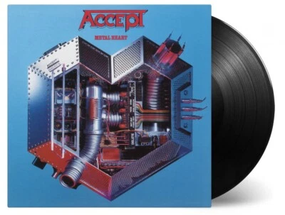 Accept 'Metal Heart' LP 180g Vinyle noir - Nouveau et Scellé - Photo 1/2