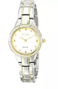 Orologio Citizen EX1364-59A Silhouette Crystal Eco-Drive Donna Bicolore Prezzo al dettaglio al dettaglio $295 - Foto 1 di 3